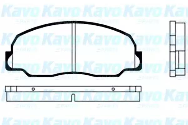 Kavo Parts BP-1502 Колодки тормозные