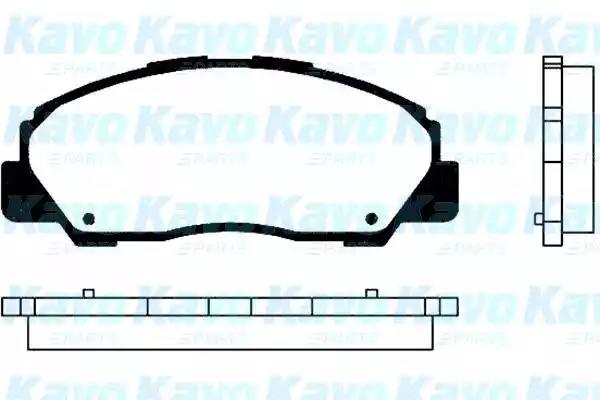 Kavo Parts BP-1506 Колодки гальмівні