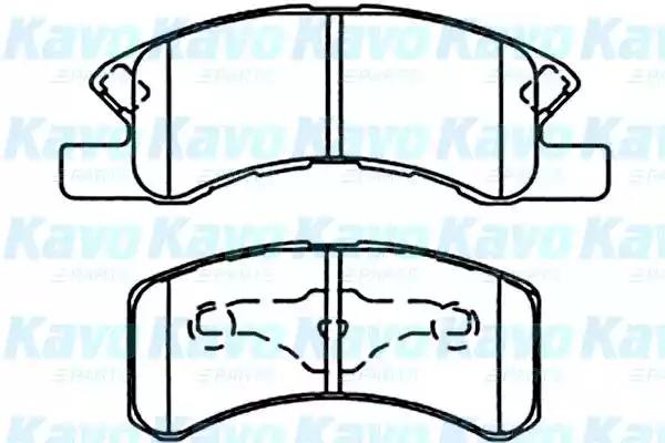 Kavo Parts BP-1514 Brake pads