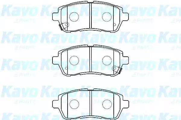 Kavo Parts BP-1519 Колодки гальмівні Kavo Parts BP-1519 Колодки гальмівні