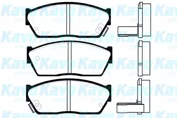 Kavo Parts BP-2002 Колодки тормозные