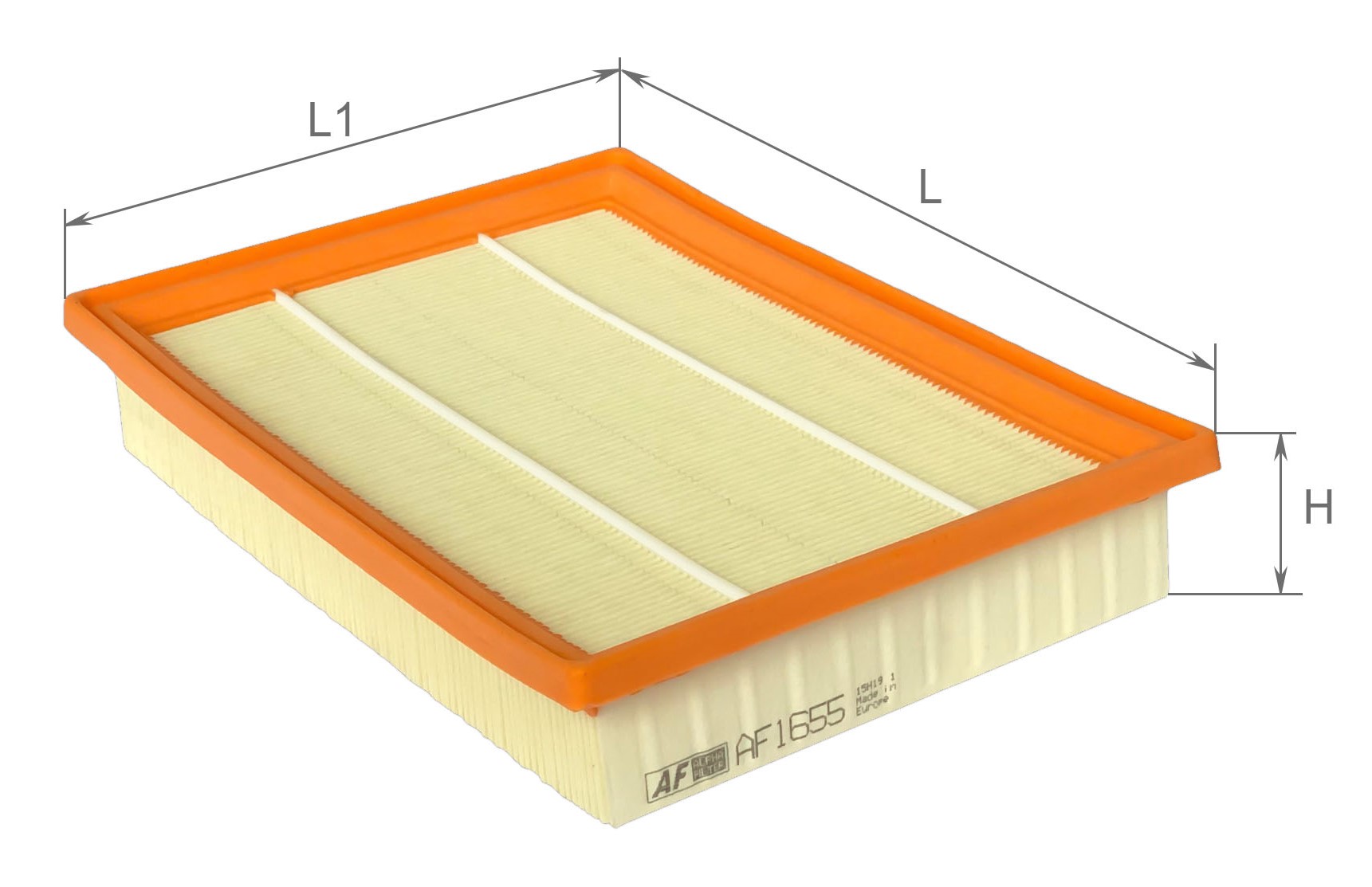 Alpha Filter AF1655 Фільтр повітряний Alpha Filter AF1655 Фільтр повітряний