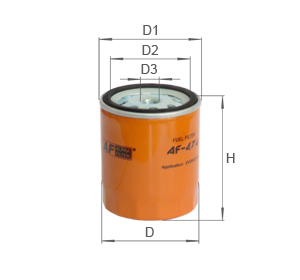 Alpha Filter AF474 Фільтр паливний