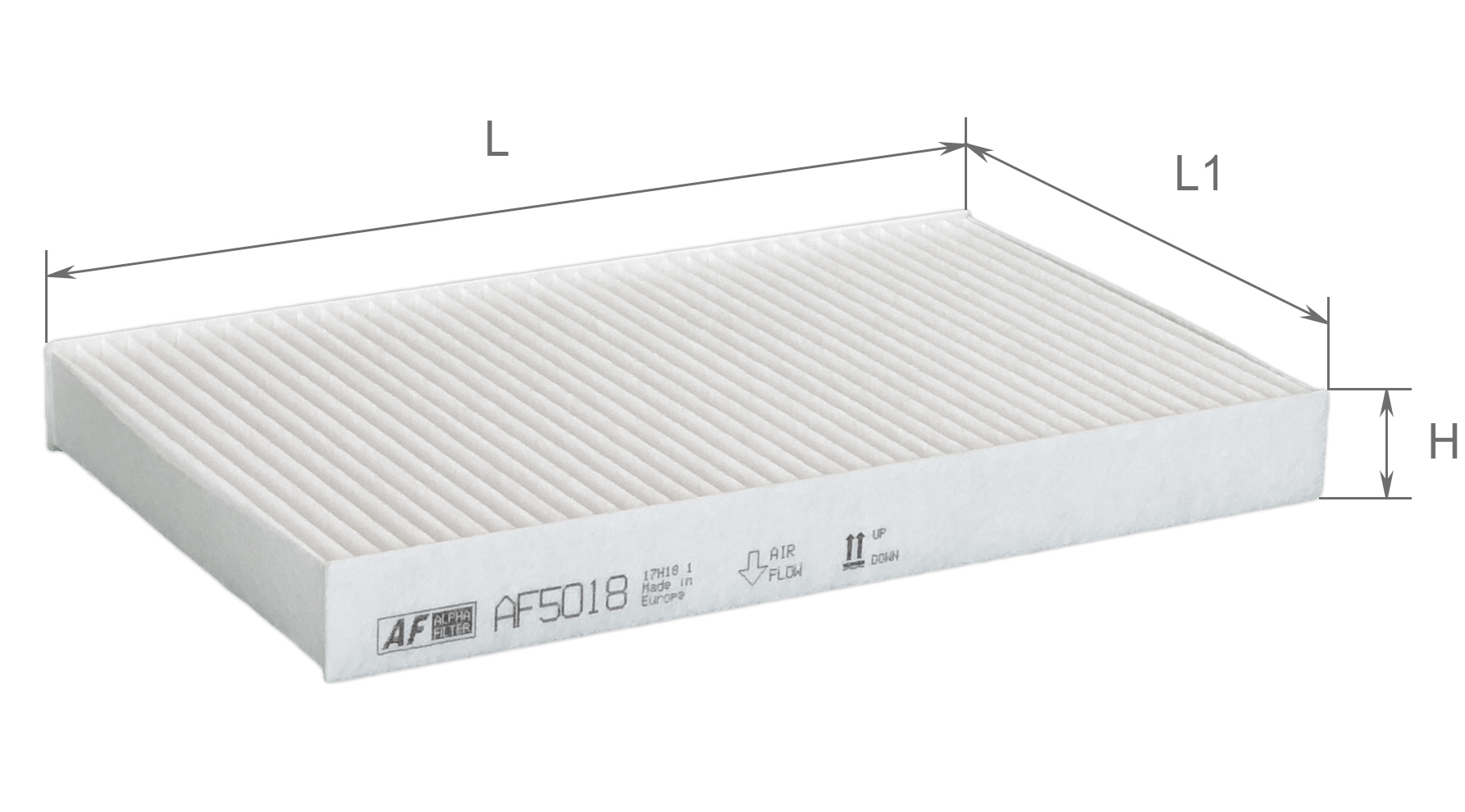 Alpha Filter AF5018 Фільтр салона Alpha Filter AF5018 Фільтр салона