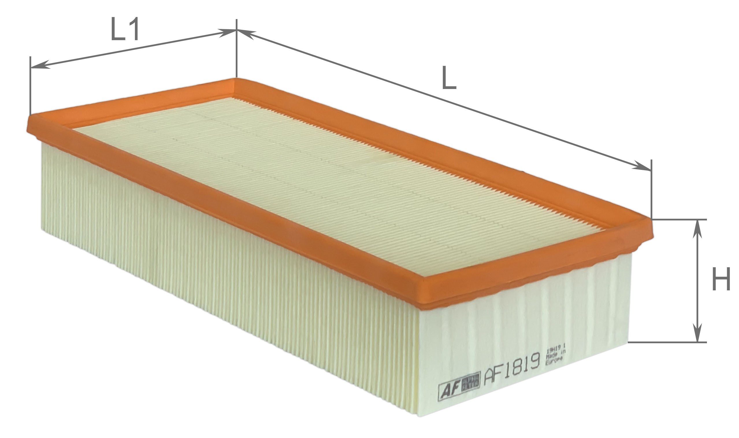 Alpha Filter AF1819 Фільтр повітряний Alpha Filter AF1819 Фільтр повітряний