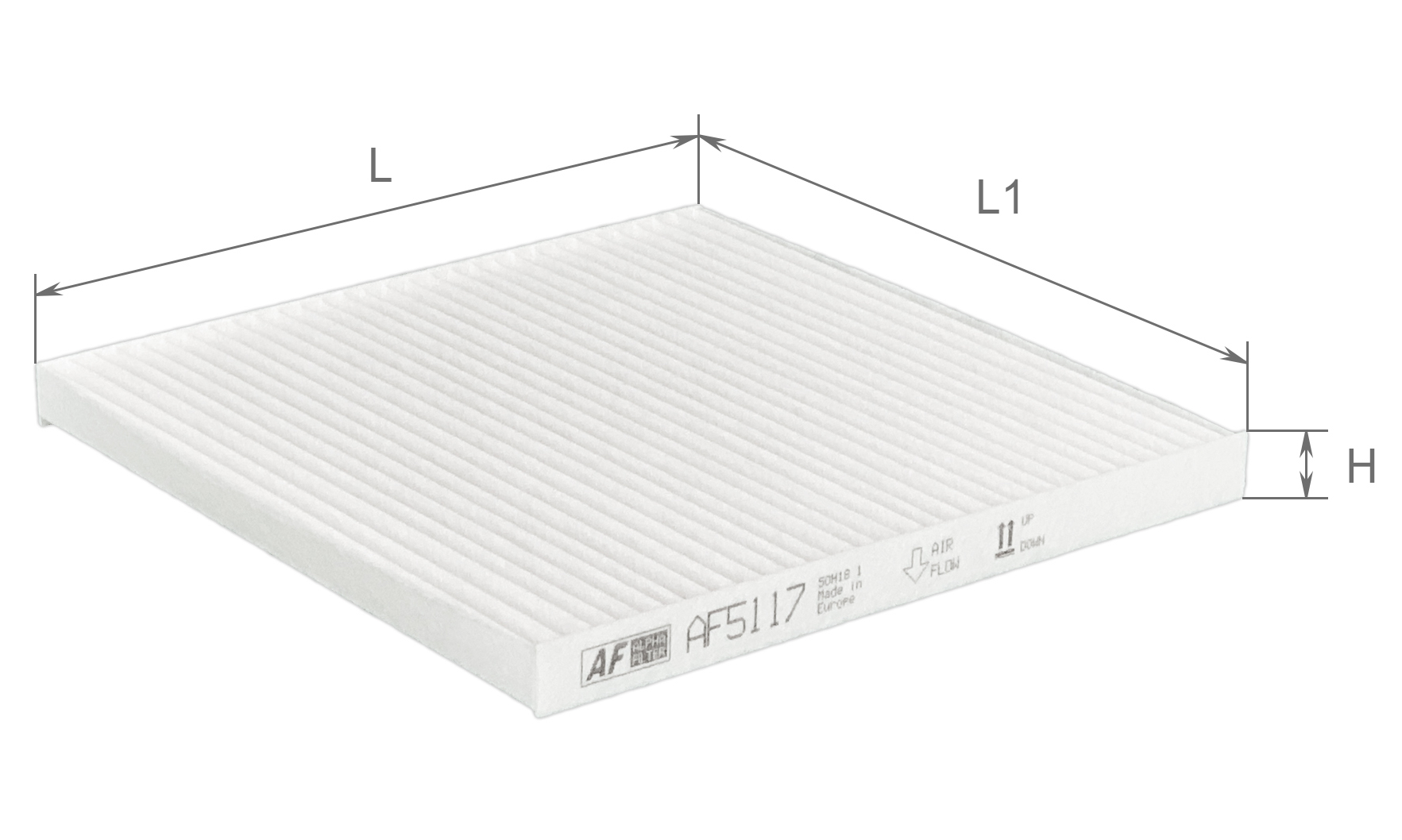 Alpha Filter AF5117 Фільтр салону