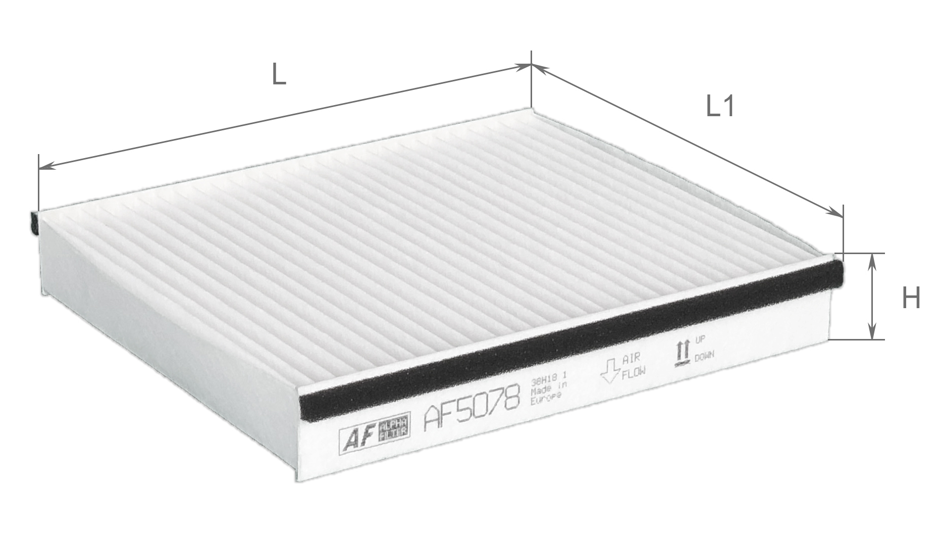 Alpha Filter AF5078 Фільтр салону