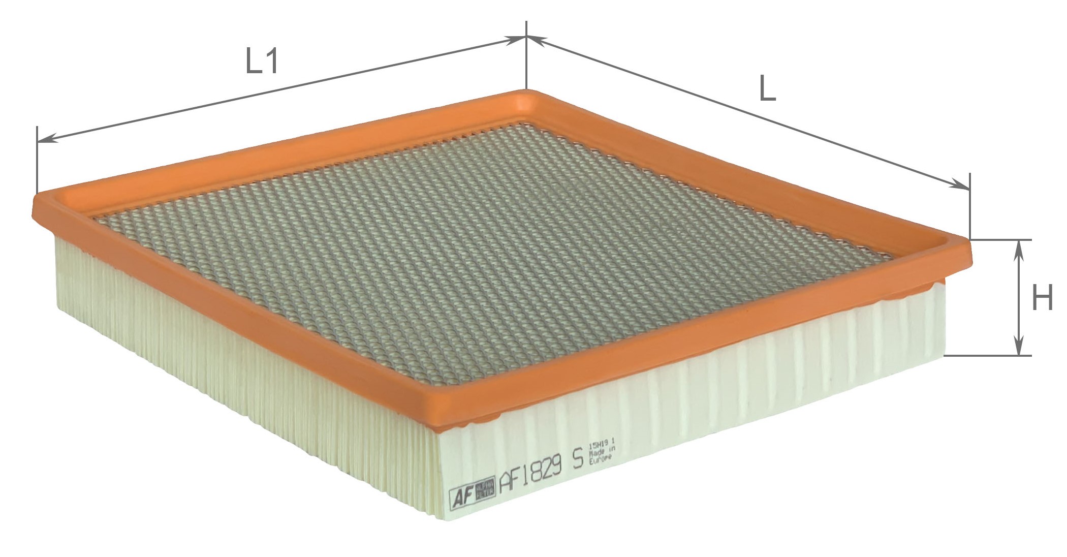 Alpha Filter AF1829S Фільтр повітряний Alpha Filter AF1829S Фільтр повітряний