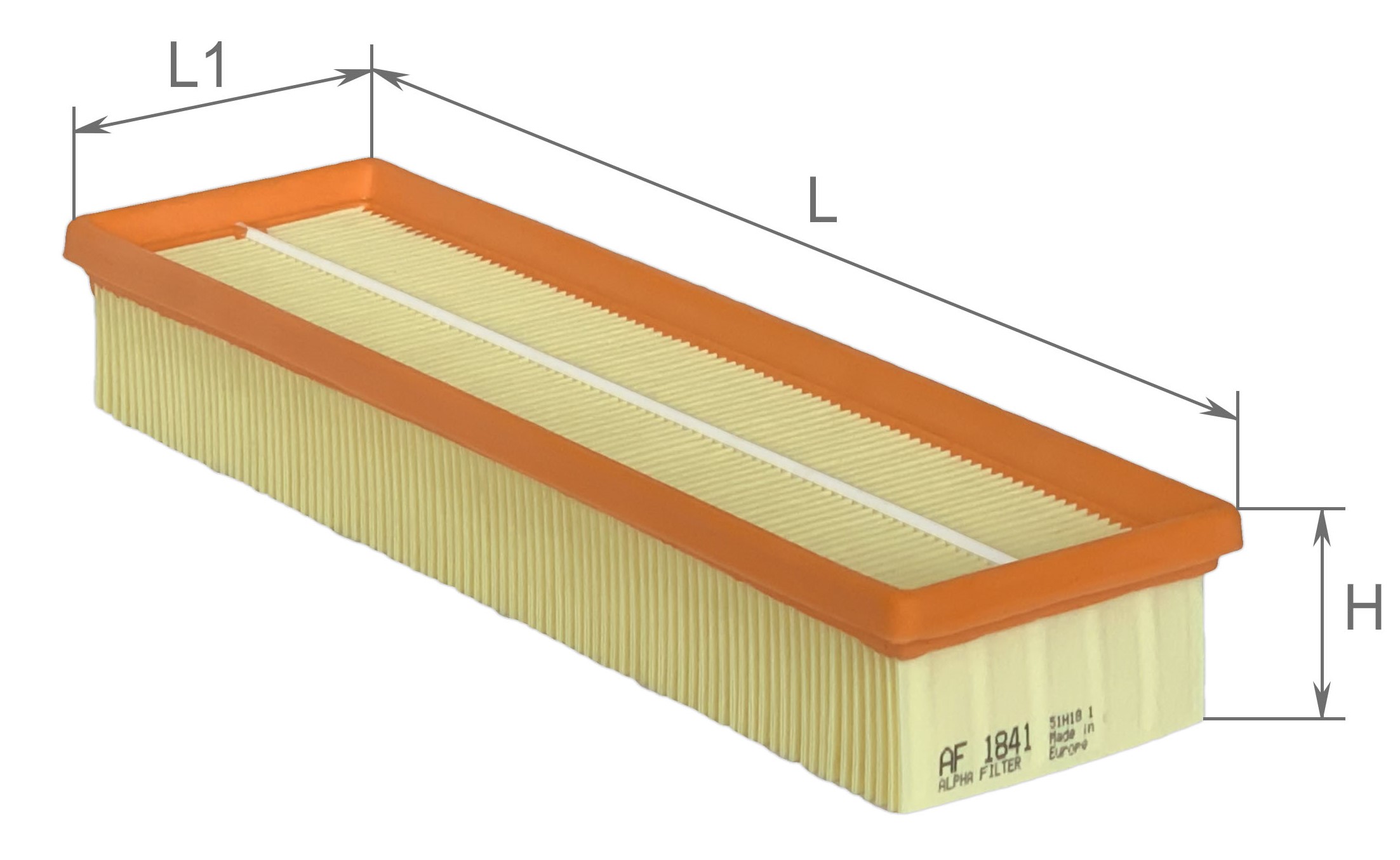 Alpha Filter AF1841 Фільтр повітряний