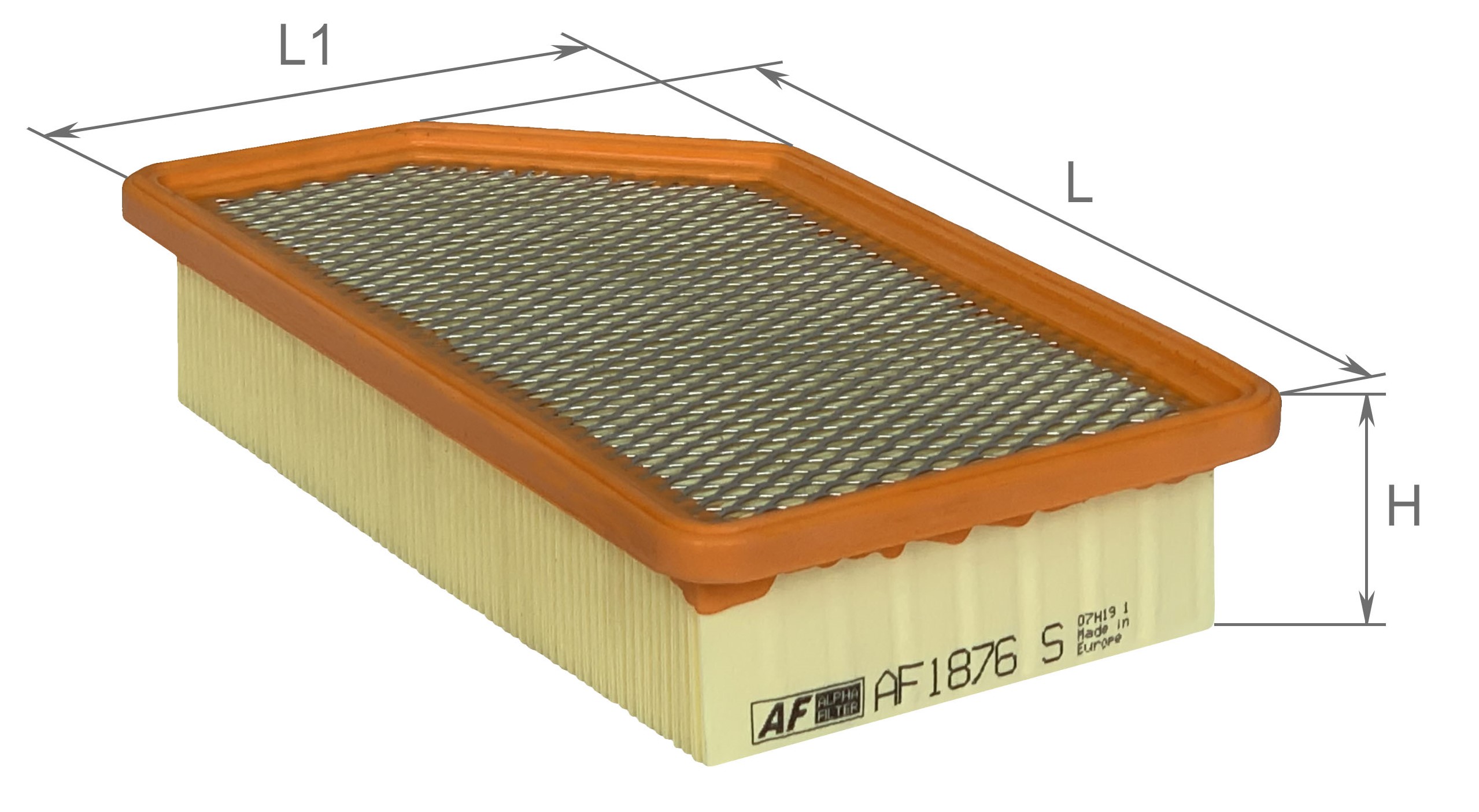 Alpha Filter AF1876S Air filter Alpha Filter AF1876S Air filter