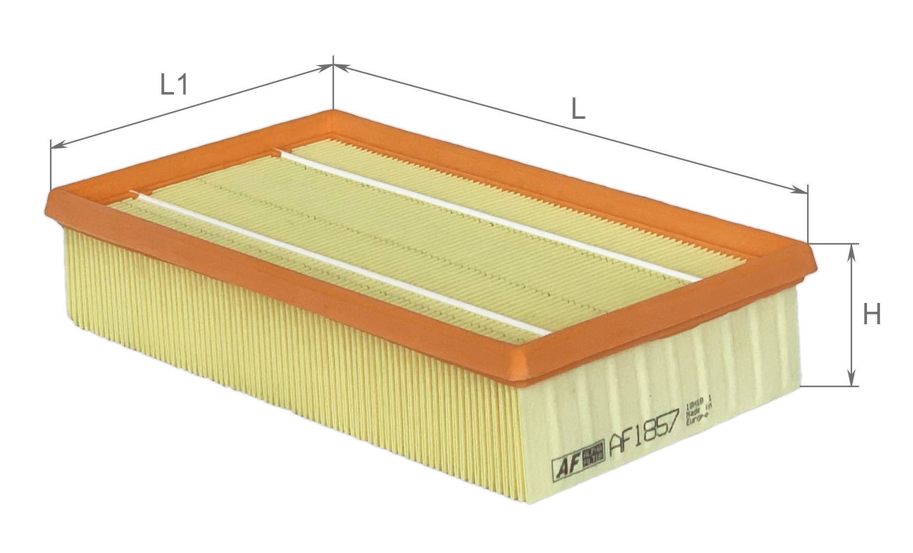 Alpha Filter AF1857 Air filter Alpha Filter AF1857 Air filter