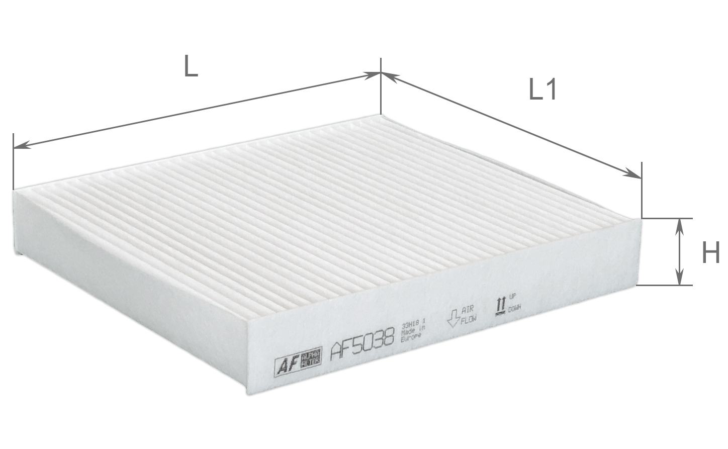 Alpha Filter AF5038 Фільтр салона Alpha Filter AF5038 Фільтр салона