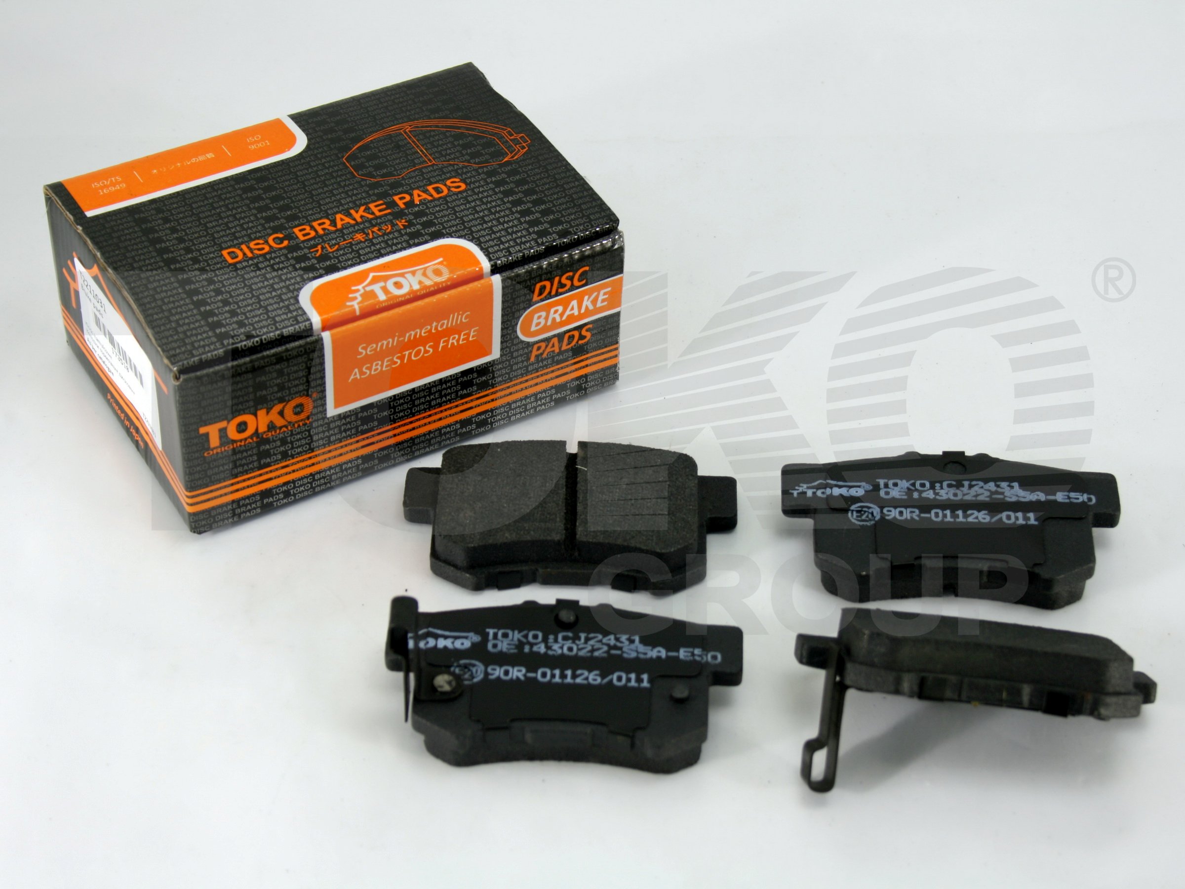 TOKO T2211031 Brake pads TOKO T2211031 Brake pads