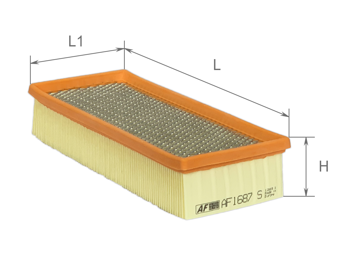 Alpha Filter AF1687S Air filter Alpha Filter AF1687S Air filter