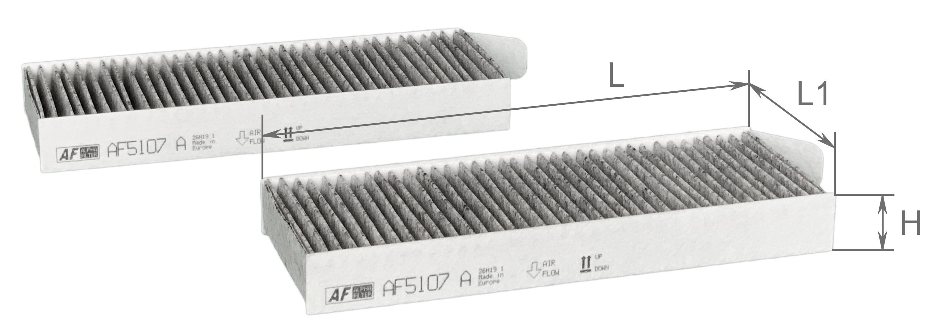 Alpha Filter AF5107A Фильтр салона