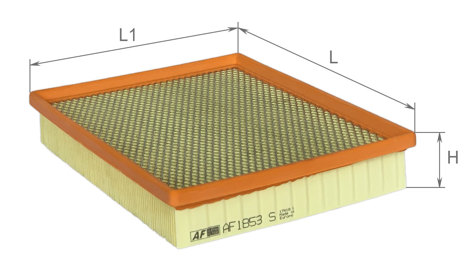 Alpha Filter AF1853S Фільтр повітряний
