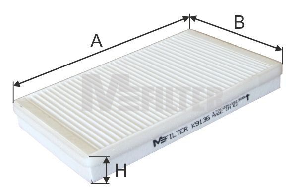 MFilter K 9136 Фільтр салона MFilter K 9136 Фільтр салона