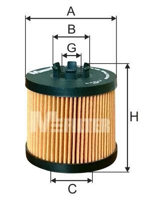 MFilter TE 4016 Фільтр масляний