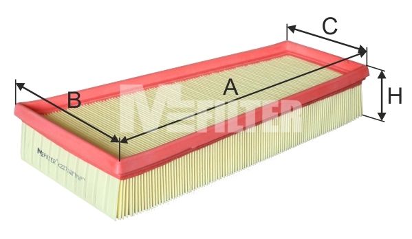 MFilter K 227 Фільтр повітряний
