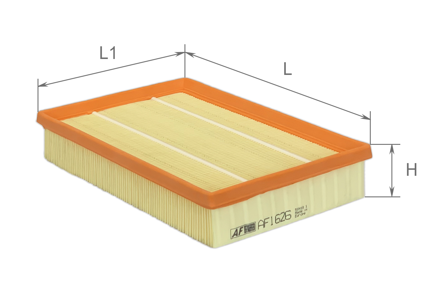 Alpha Filter AF1626 Фільтр повітряний