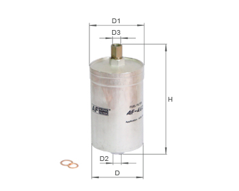 Alpha Filter AF462 Фільтр паливний