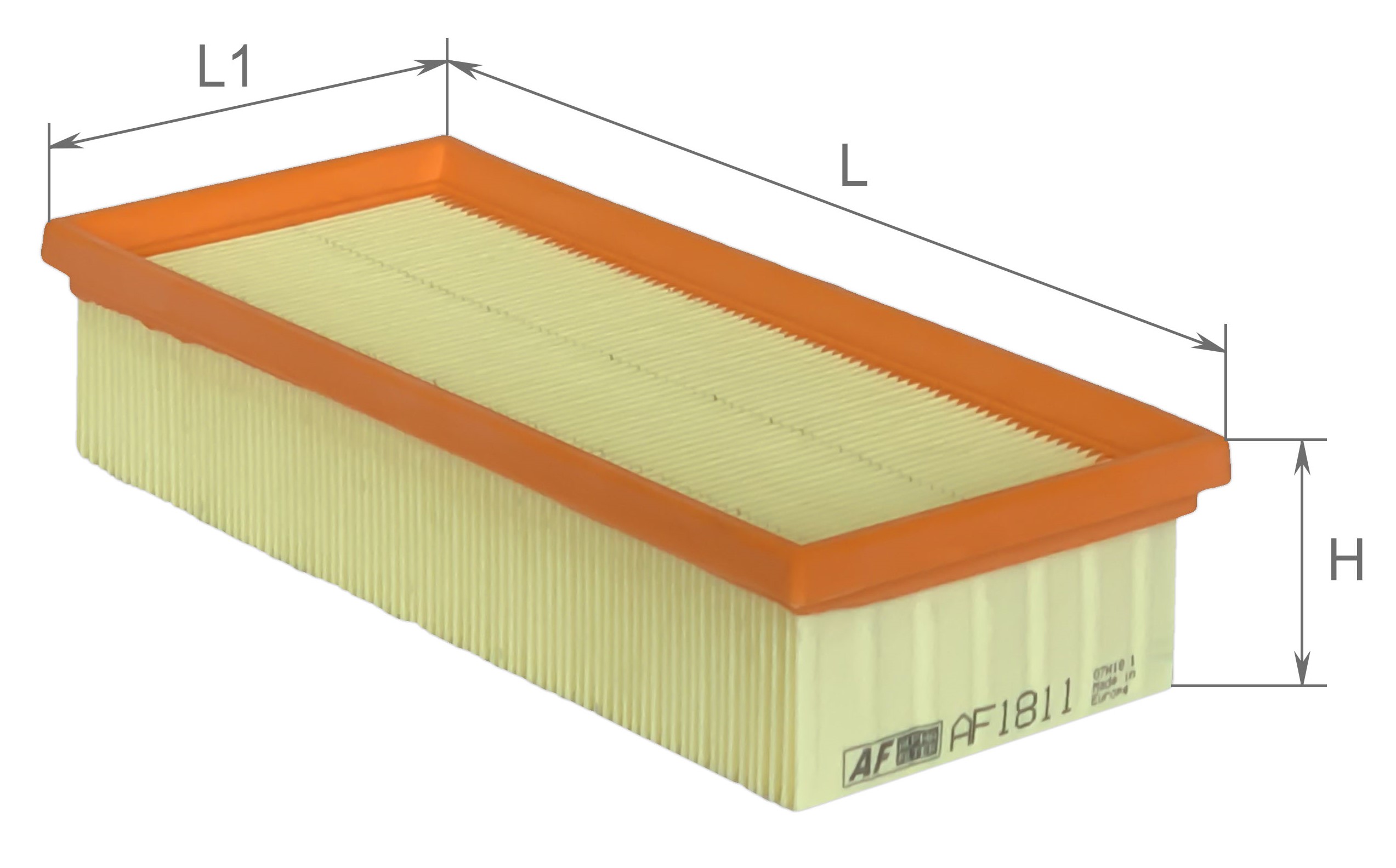 Alpha Filter AF1811 Фільтр повітряний Alpha Filter AF1811 Фільтр повітряний