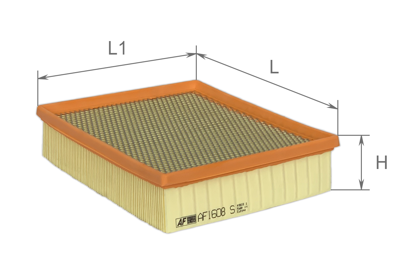 Alpha Filter AF1608S Фільтр повітряний Alpha Filter AF1608S Фільтр повітряний
