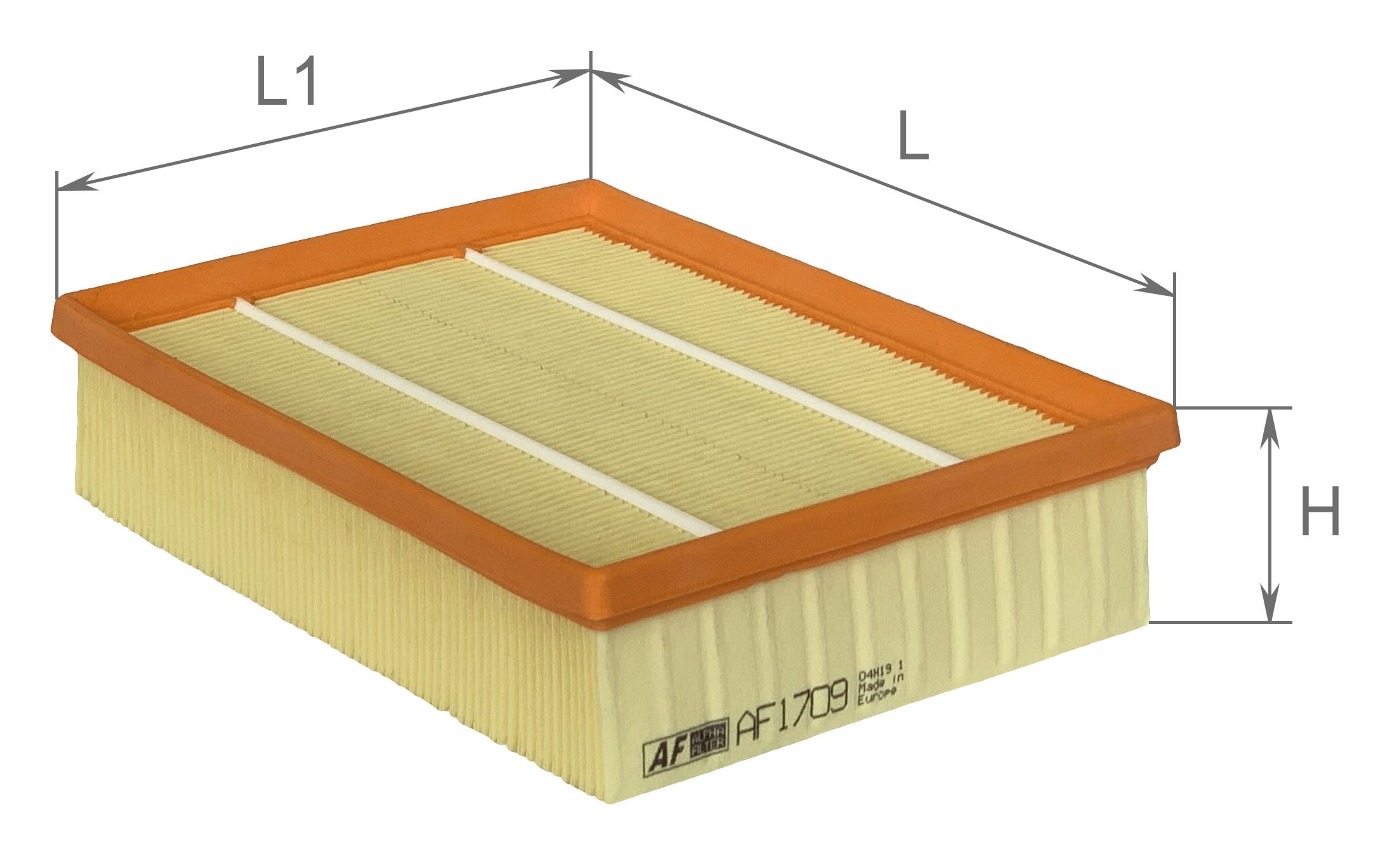 Alpha Filter AF1709 Фільтр повітряний
