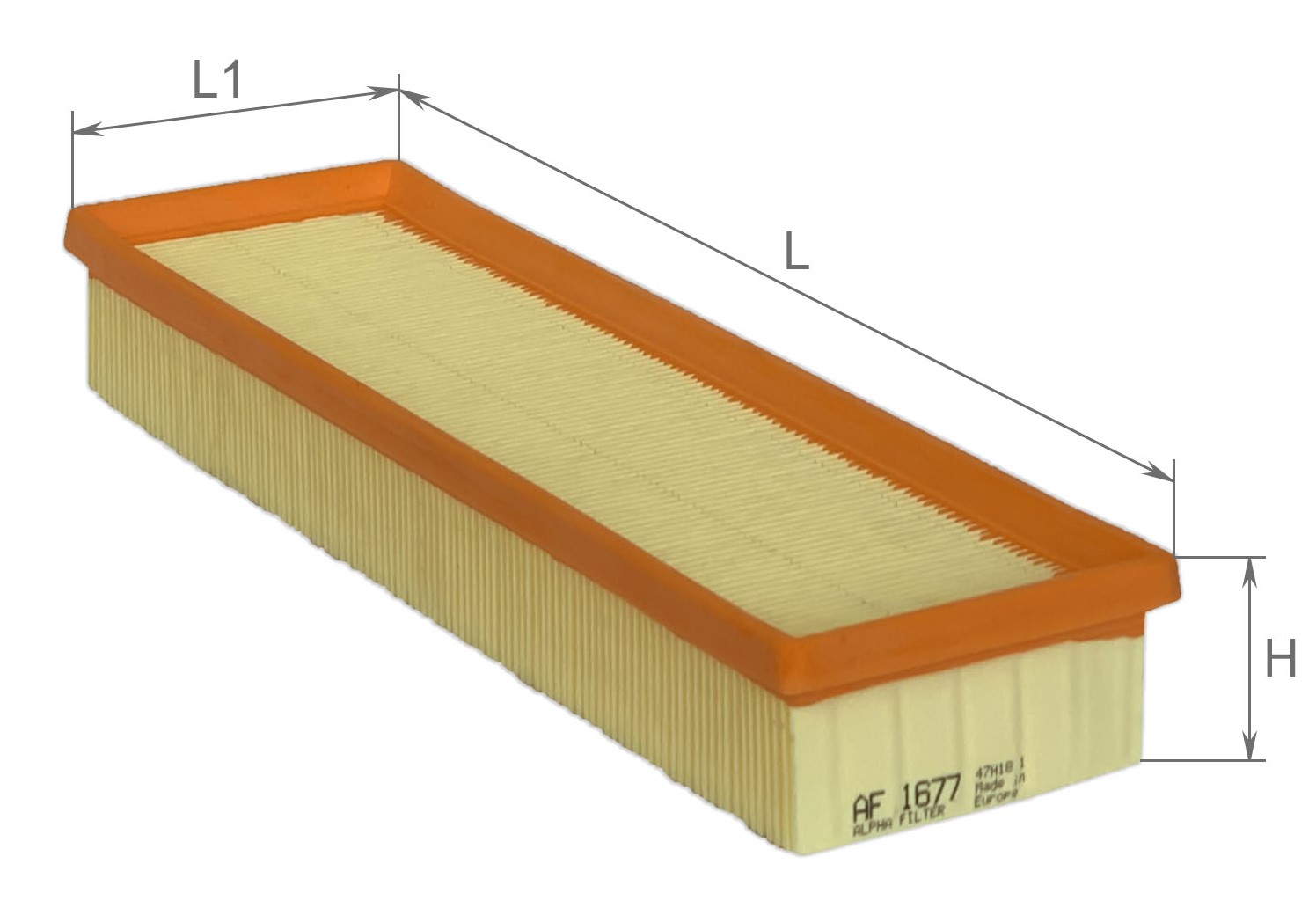 Alpha Filter AF1677 Air filter Alpha Filter AF1677 Air filter