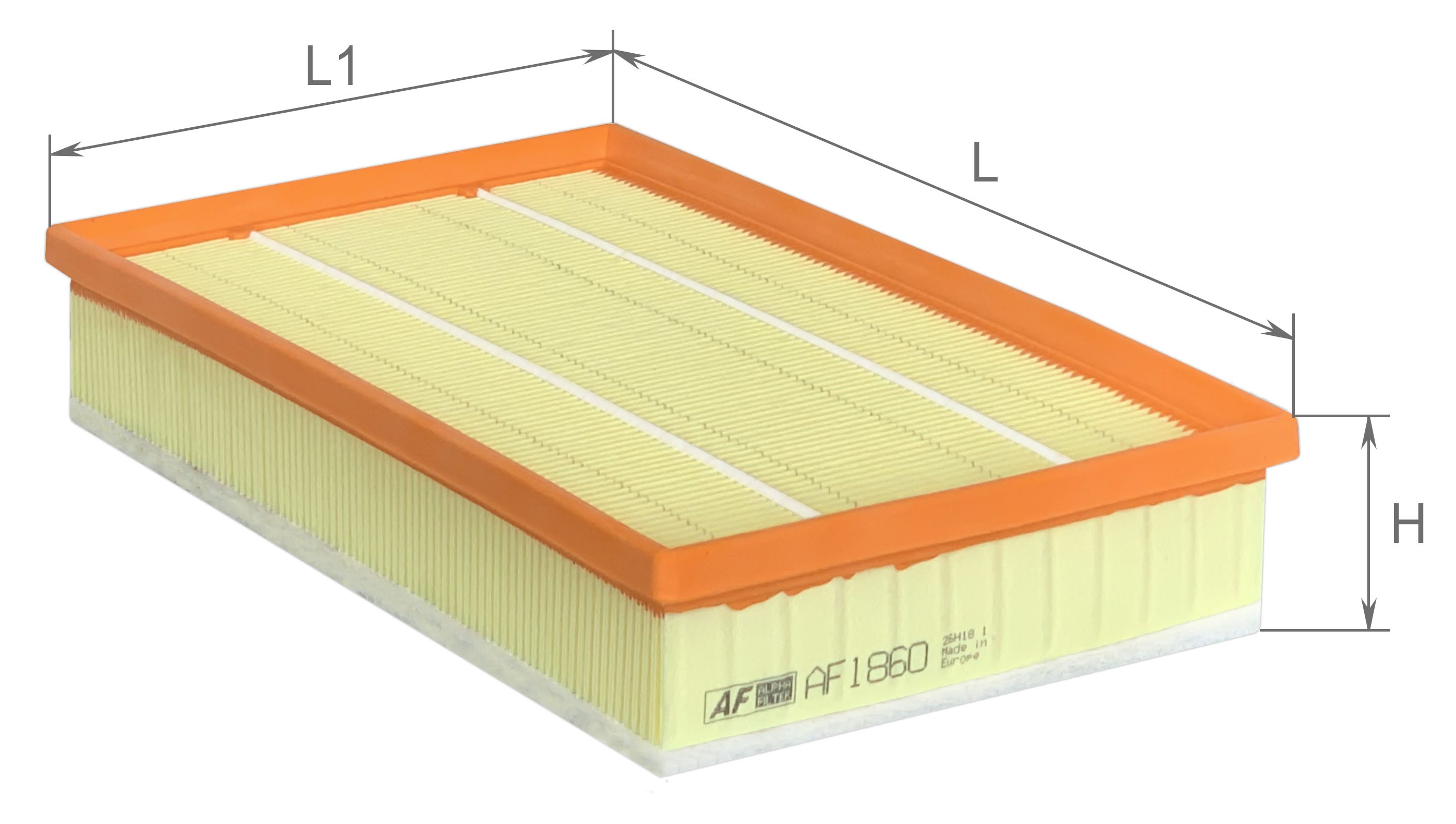 Alpha Filter AF1860 Air filter Alpha Filter AF1860 Air filter