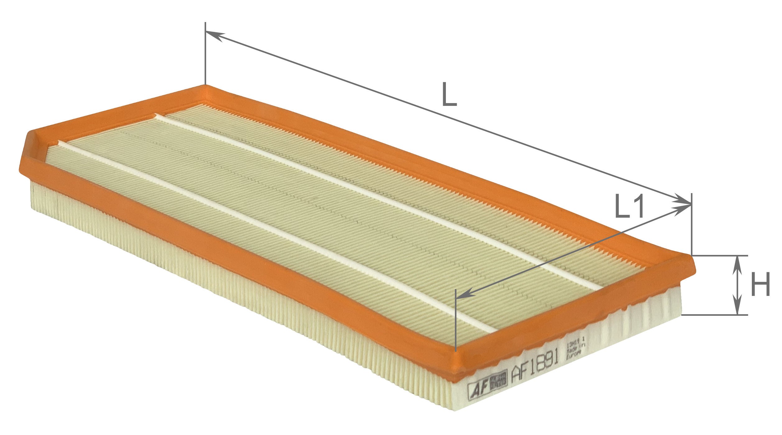 Alpha Filter AF1891 Фільтр повітряний