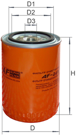 Alpha Filter AF268 Фільтр масляний