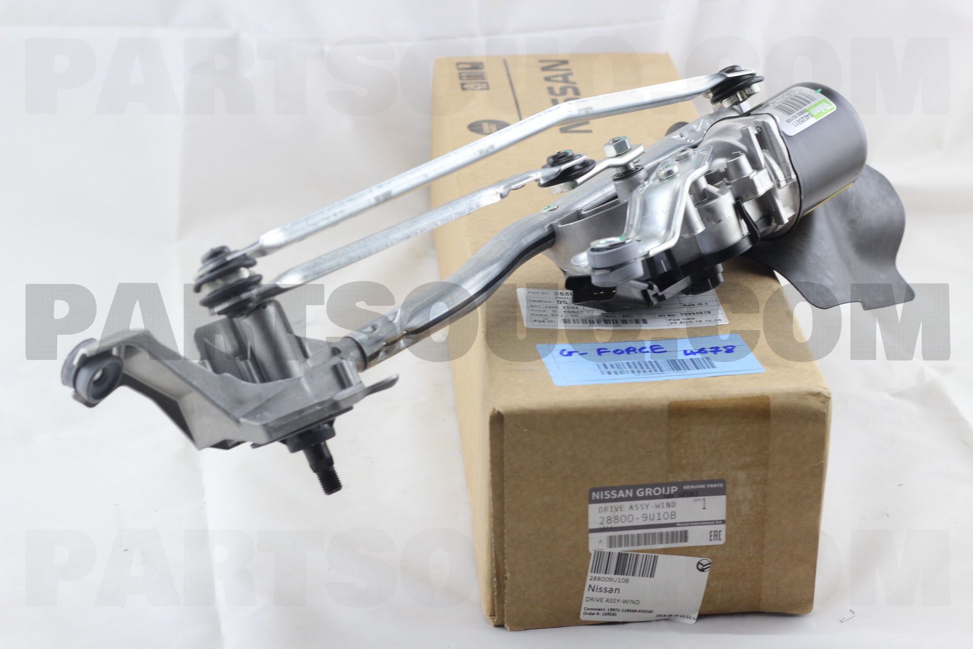 Nissan 288009U10B Трапеція склоочисника