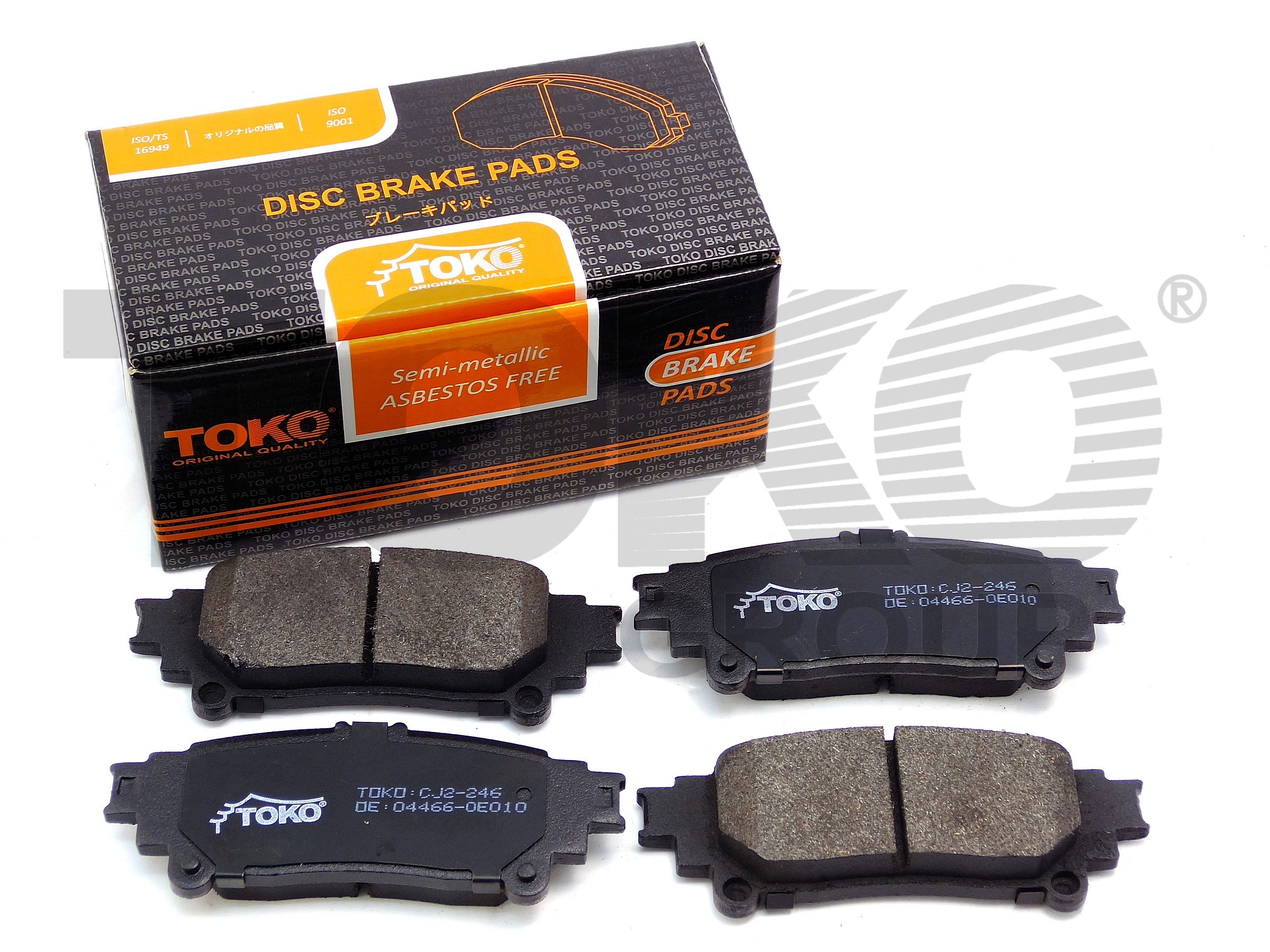 TOKO T2215046 Колодки гальмівні TOKO T2215046 Колодки гальмівні