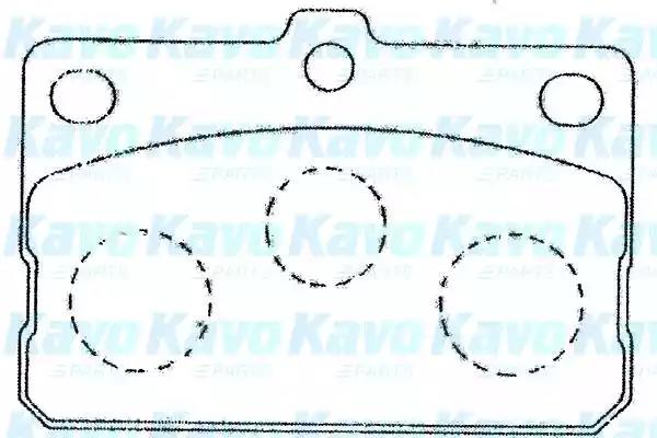 Kavo Parts BP-9091 Колодки гальмівні