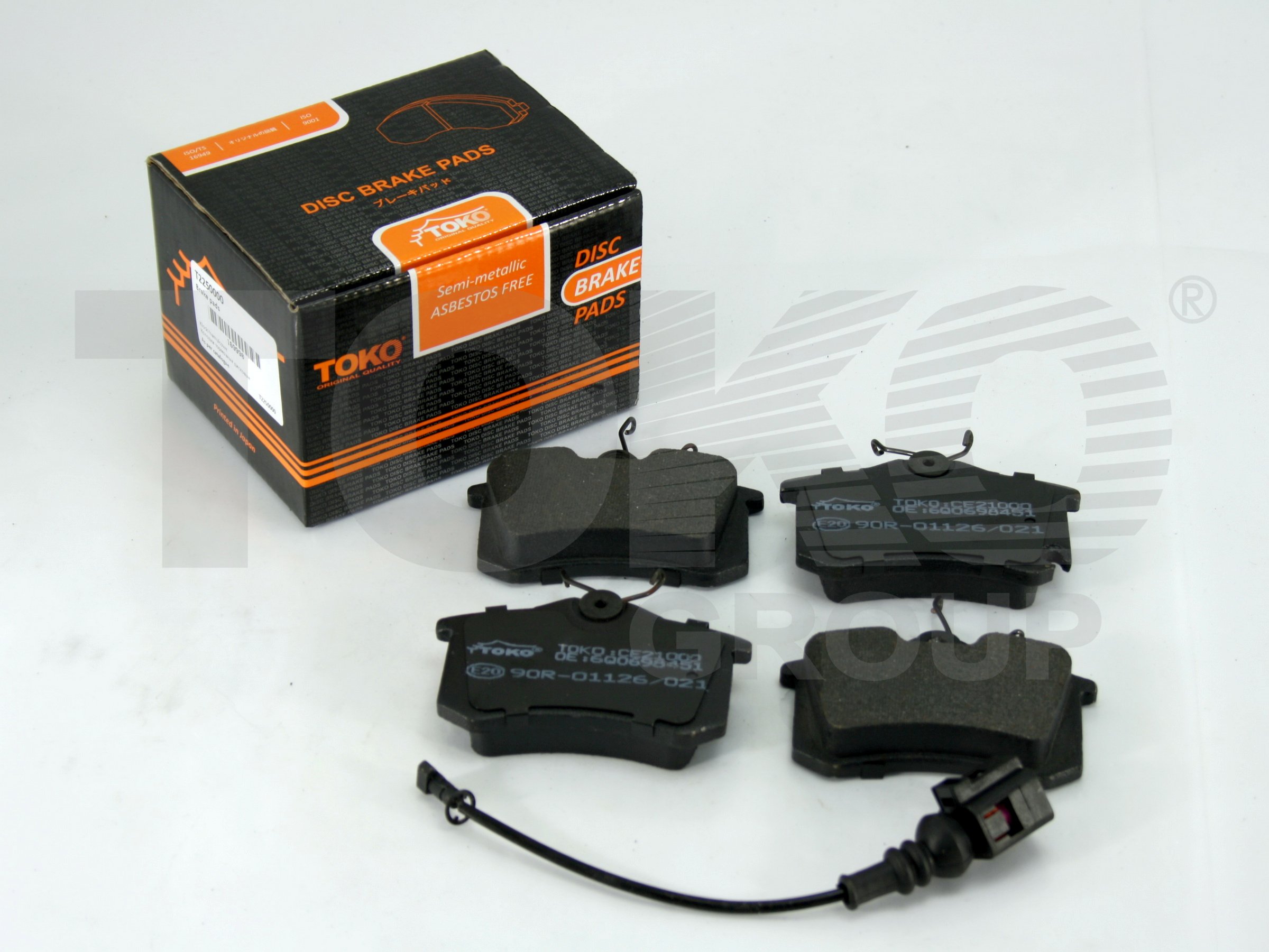 TOKO T2250000 Brake pads TOKO T2250000 Brake pads
