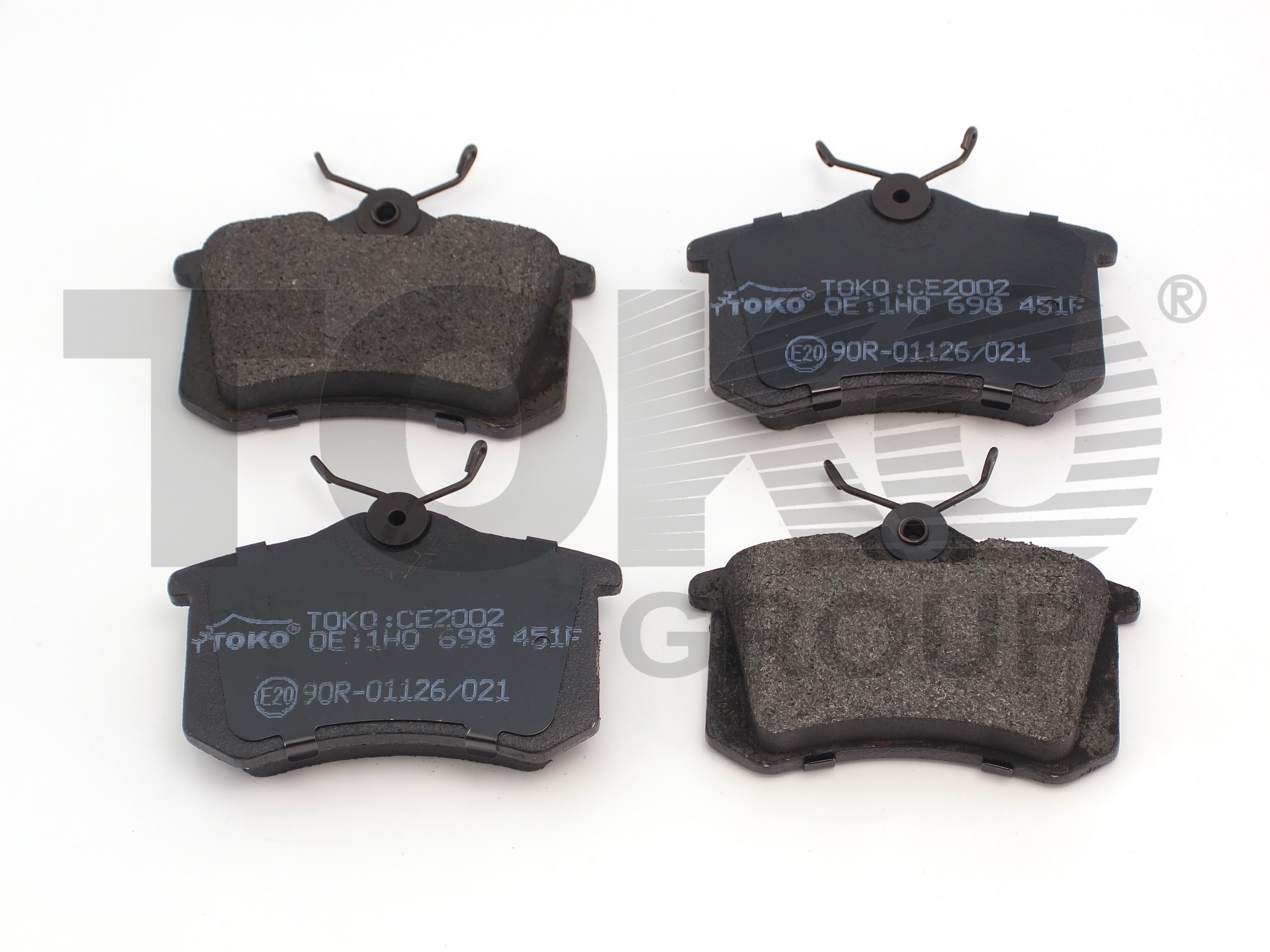 TOKO T2252002 Колодки гальмівні TOKO T2252002 Колодки гальмівні