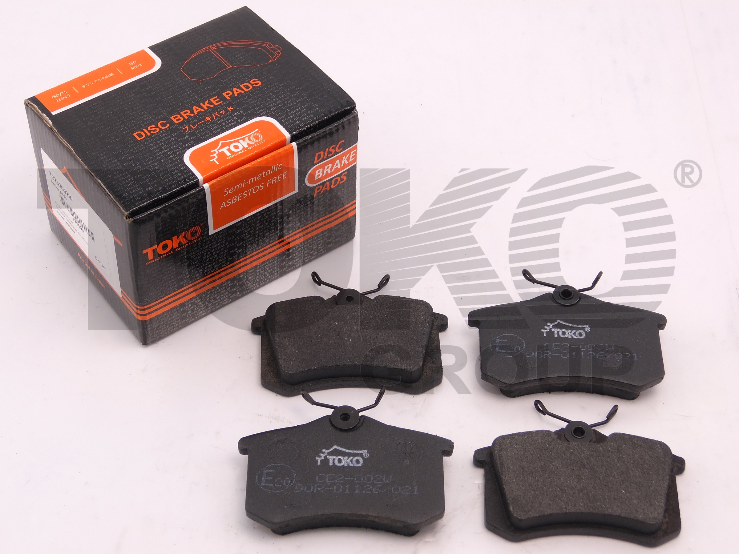 TOKO T2252002W Колодки гальмівні TOKO T2252002W Колодки гальмівні