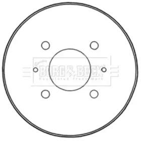 Borg & Beck BBR7235 Bremstrommel