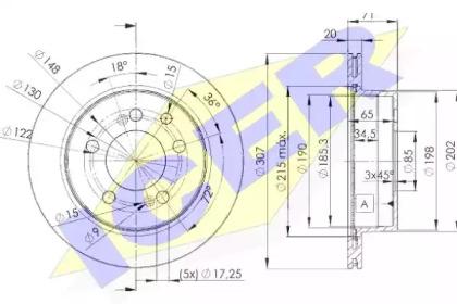 Icer 78BD8675-2 Brake disc Icer 78BD8675-2 Brake disc