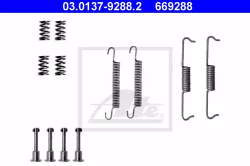 Ate 03.0137-9288.2 Spring set disc brake Ate 03.0137-9288.2 Spring set disc brake