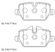 Asimco KD7546 Brake pads