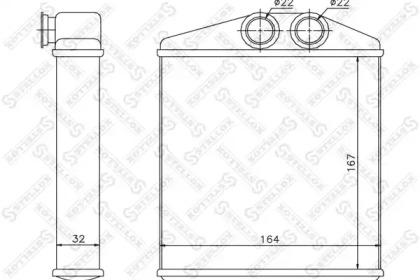 Stellox 10-35121-SX Радіатор пічки Stellox 10-35121-SX Радіатор пічки