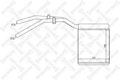 Stellox 10-35137-SX Радіатор пічки Stellox 10-35137-SX Радіатор пічки