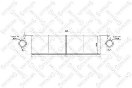 Stellox 10-40078-SX Інтеркулер Stellox 10-40078-SX Інтеркулер
