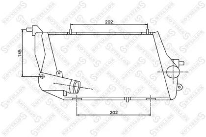 Stellox 10-40109-SX Інтеркулер Stellox 10-40109-SX Інтеркулер