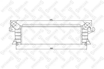 Stellox 10-40147-SX Радіатор інтеркулера