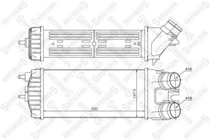 Stellox 10-40181-SX Інтеркулер