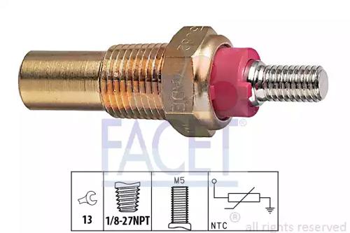 Facet 7.3082 Sensor assy temperature