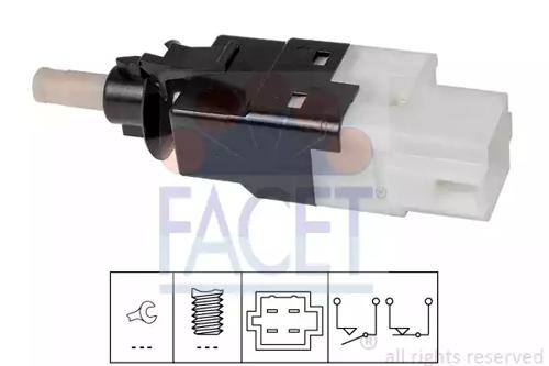Facet 7.1252 Switch assy stop lamp